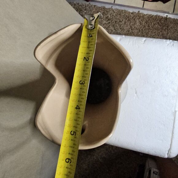 Royal Haeger Mid Century Modern Tall Ewer Vase Pitcher Ombre Drip Glaze Unique - Picture 13 of 14